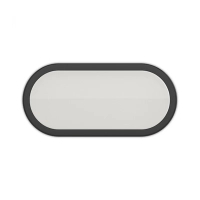 Світильник ELM OVAL-12 6500 IP54 чорн. ELM (26-0018)