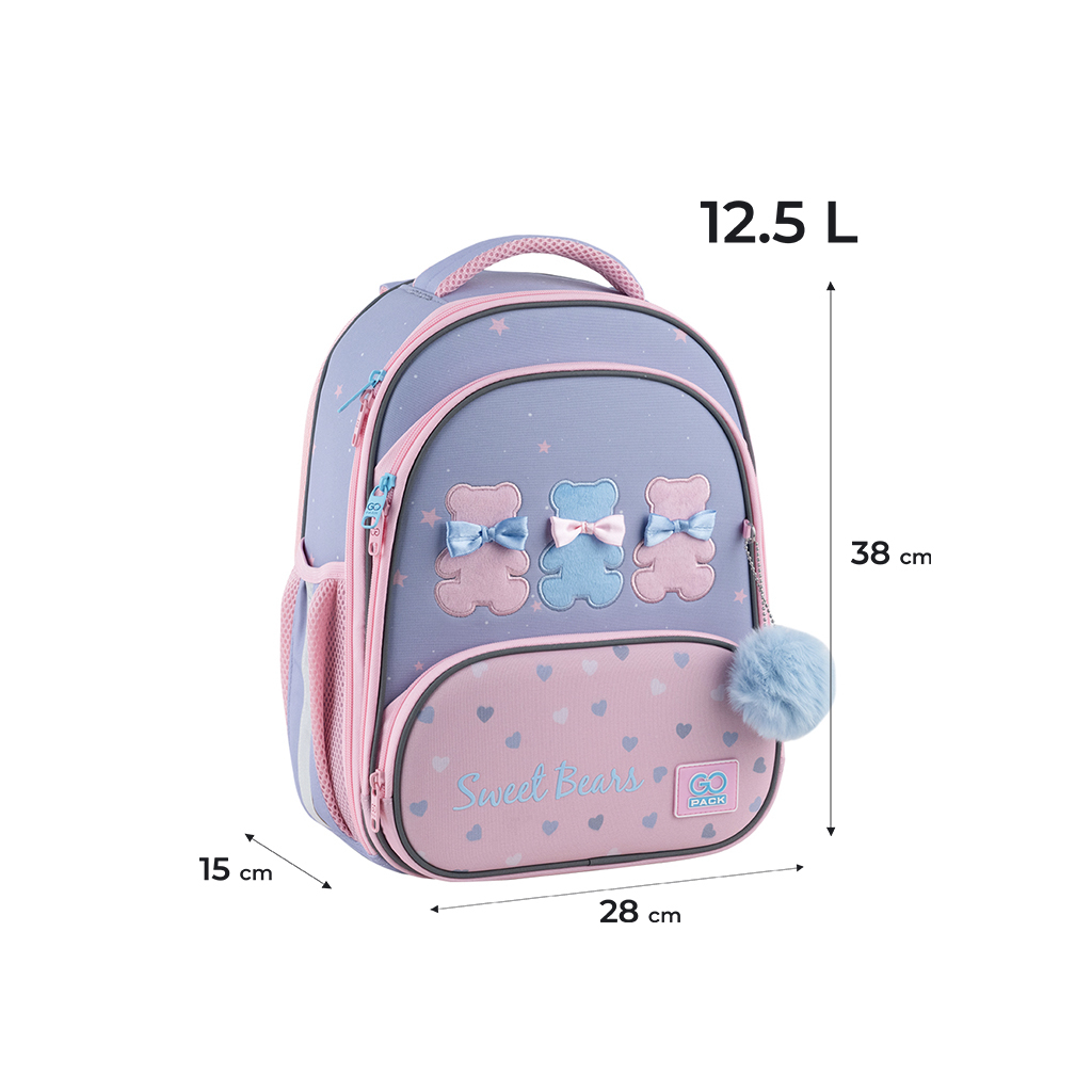 Портфель GoPack Education 597M-2 Lovely Bears (GO25-597M-2)