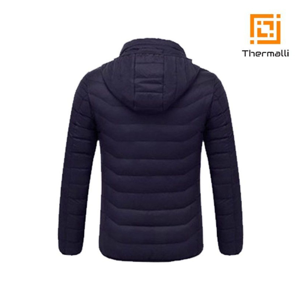 Куртка з підігрівом Thermalli Cimone темно-синій 2X (108802442XL)