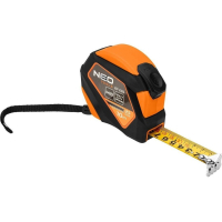 Neo Tools tape measure 10mx25mm, with winding lock, magnet (67-235)