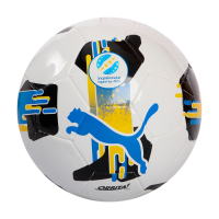 М'яч футбольний Puma Orbita UPL (MS) 084593-01 білий, чорний, жовтий, блакитний 4 (4067982253004)
