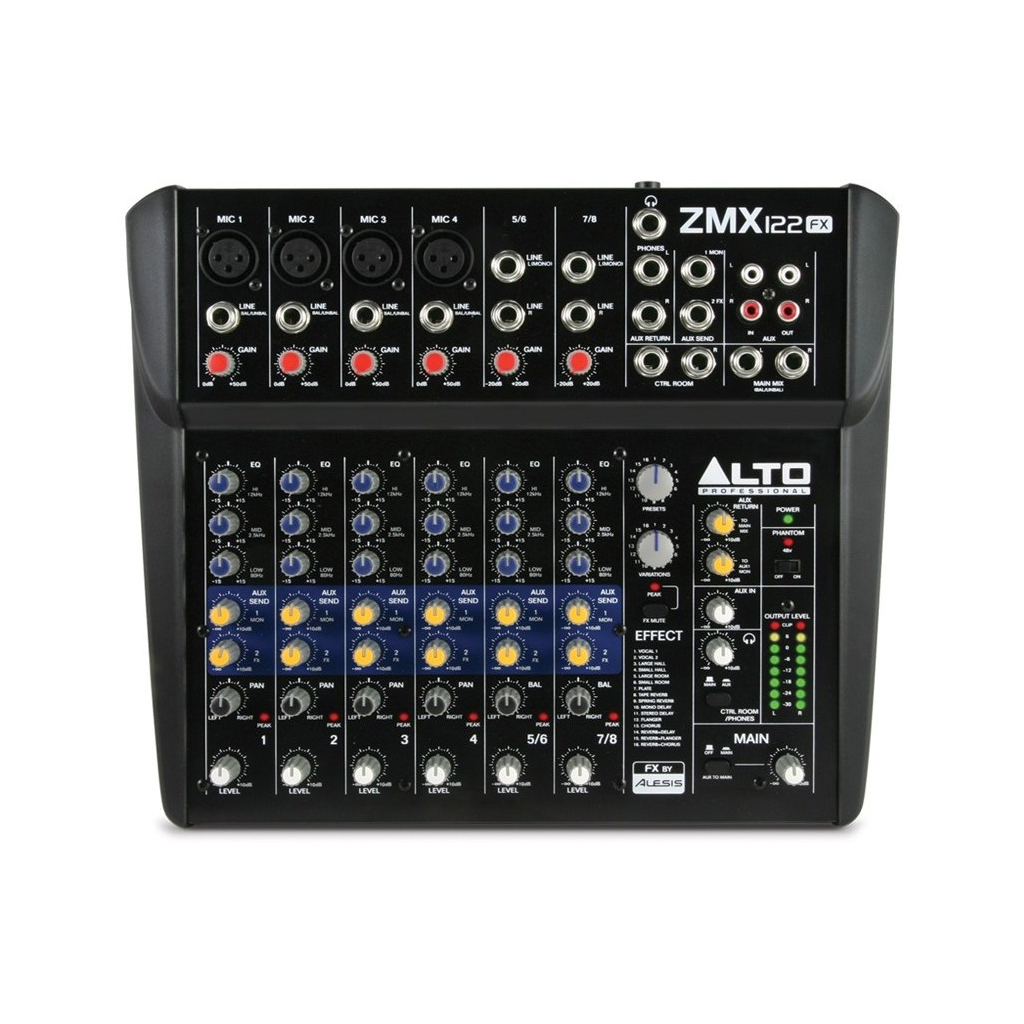 Мікшерний пульт Alto Professional ZMX122FX