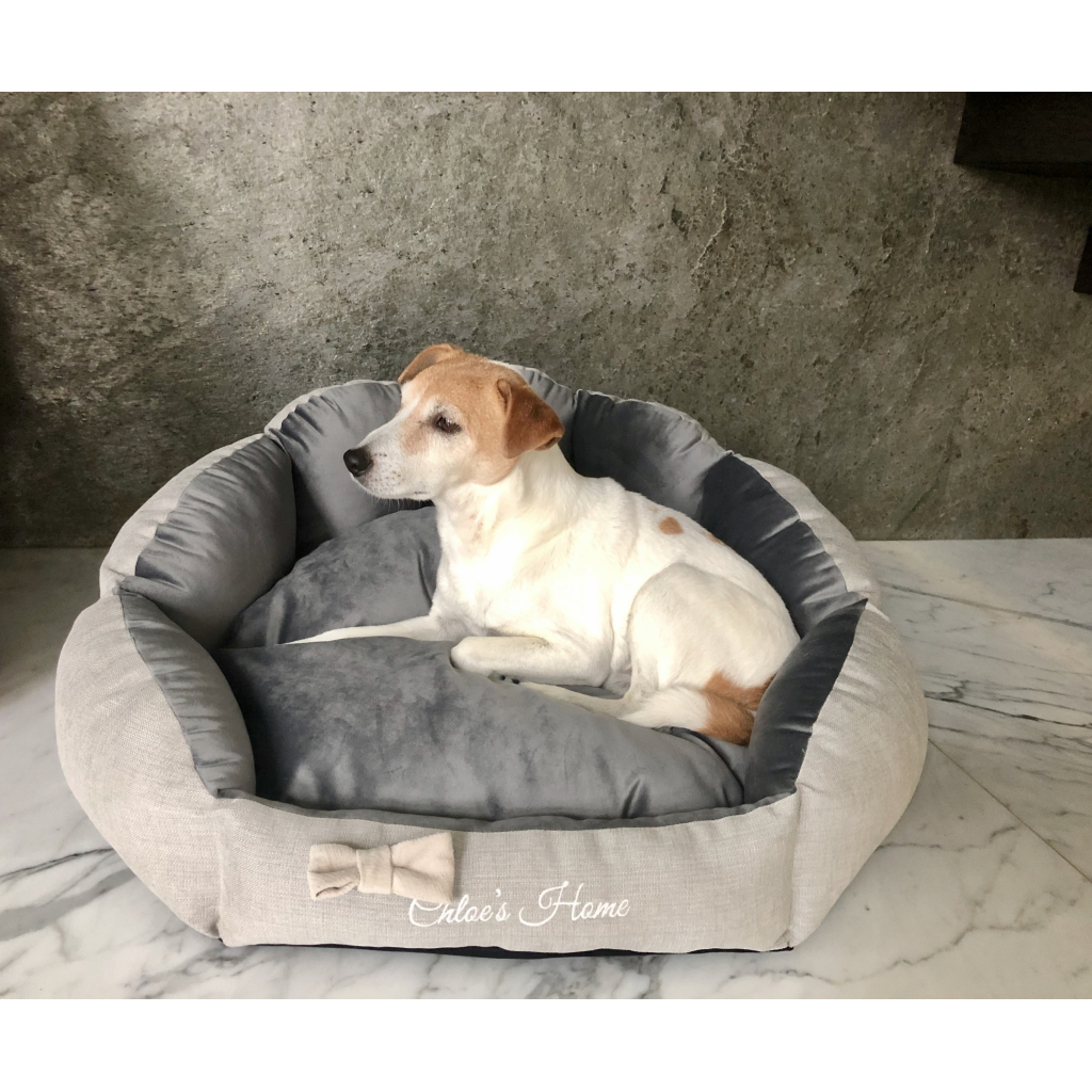 Лежак для тварин Chloe's Home Багамські острови S сірий (CLH0373)