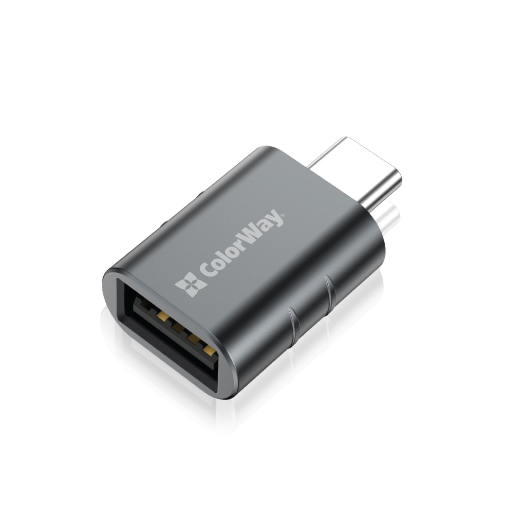 Перехідник OTG USB 3.2 AF to USB-C ColorWay (CW-AD-AC3) Перехідник OTG USB 3.2 AF to USB-C ColorWay (CW-AD-AC3)