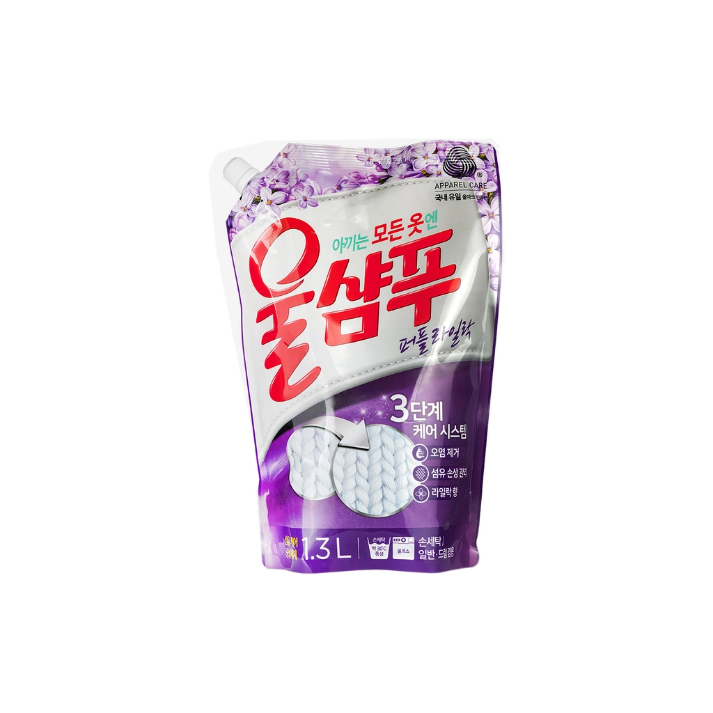 Гель для прання Aekyung Wool Champoo Purple Lilac Для делікатного прання 1.3 л (8801046879078)