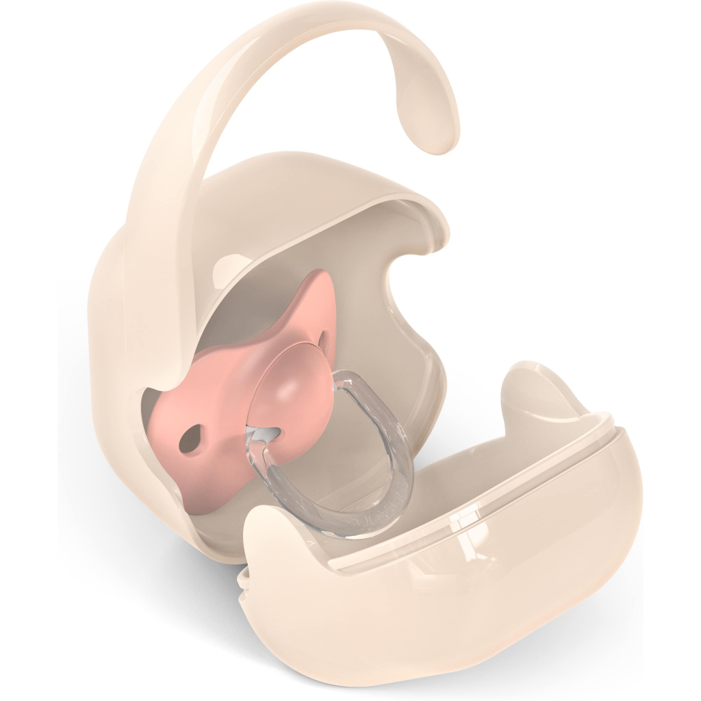 Контейнер для пустушок Suavinex Wild & Free, світло-рожевий (309137)