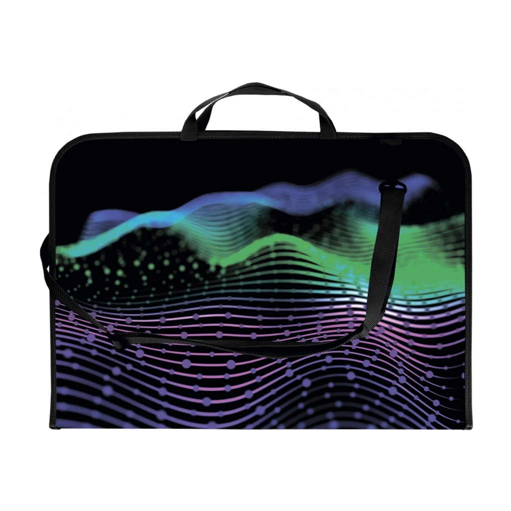 Папка - портфель Maxi А3 пластиковий на блискавці (MX30003-05) Папка - портфель Maxi А3 пластиковий на блискавці (MX30003-05)