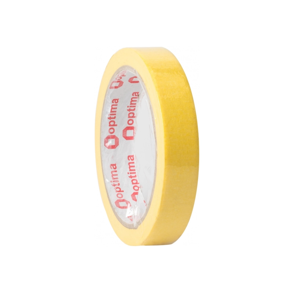 Скотч Optima малярний 18 мм х 27 м, жовтий (O45340)