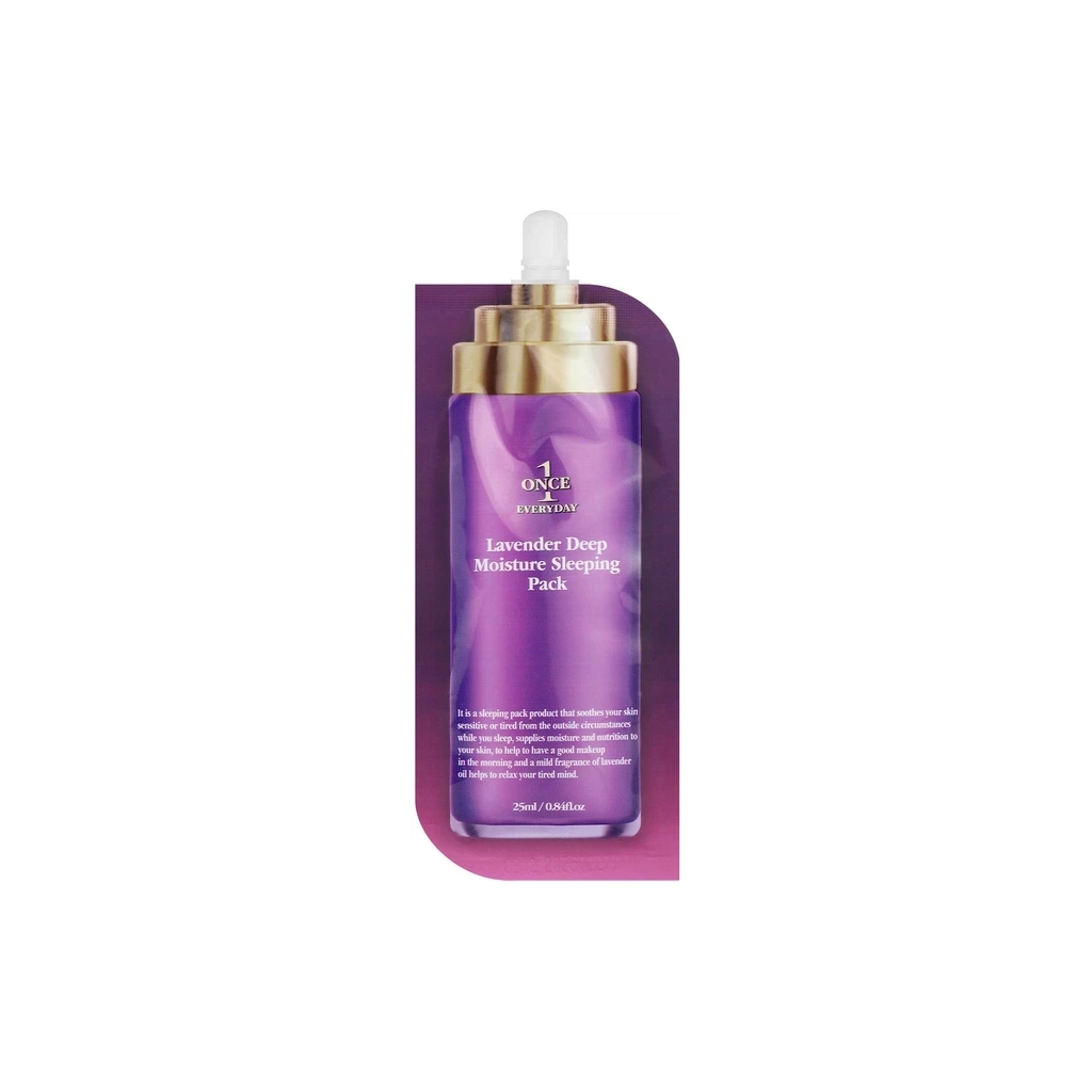 Маска для обличчя Chamos Lavender Deep Moisture Sleeping Pack 25 мл (8809639615096)