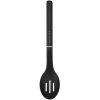 Ложка кухарська KitchenAid Classic для сервірування з прорізами 34 см чорний (KHH004OHOBEG)