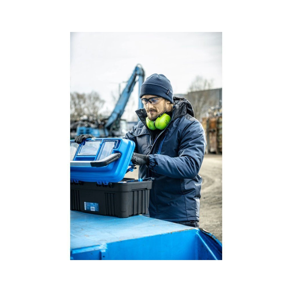 Шапка робоча Hoegert ENZ HT5K477 в'язана 100% акрил темно-синя (57-61) (HT5K477)