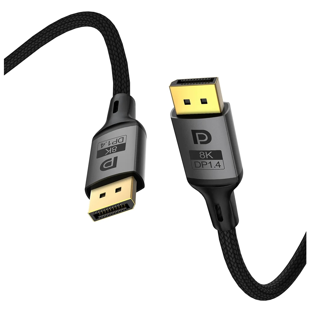 Кабель мультимедійний DisplayPort M to DisplayPort M 1.5m V1.4 8K black ColorWay (CW-CBDP093-BK)