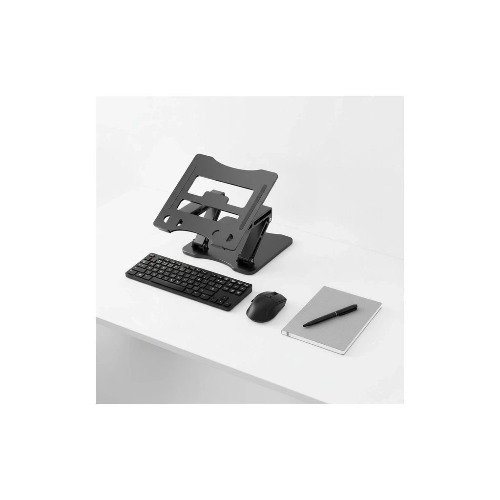 Підставка до ноутбука RTAKO RS-CP75D 3-Level ROTATING Black (6930539537286)