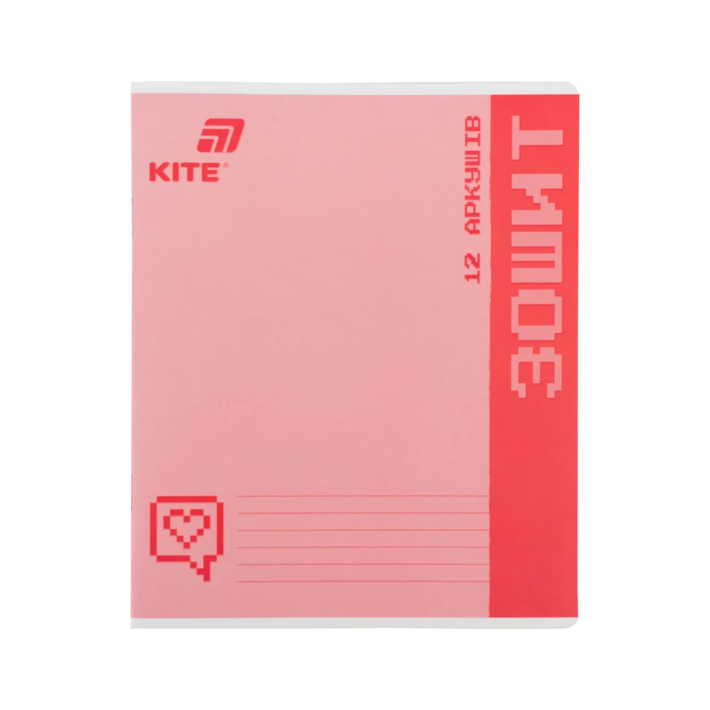 Зошит Kite One Color, 12 аркушів, клітинка (K26-232)