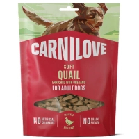 Treats for dogs Carnilove Soft Snack Quail with Oregano 200 g (8595602582655)