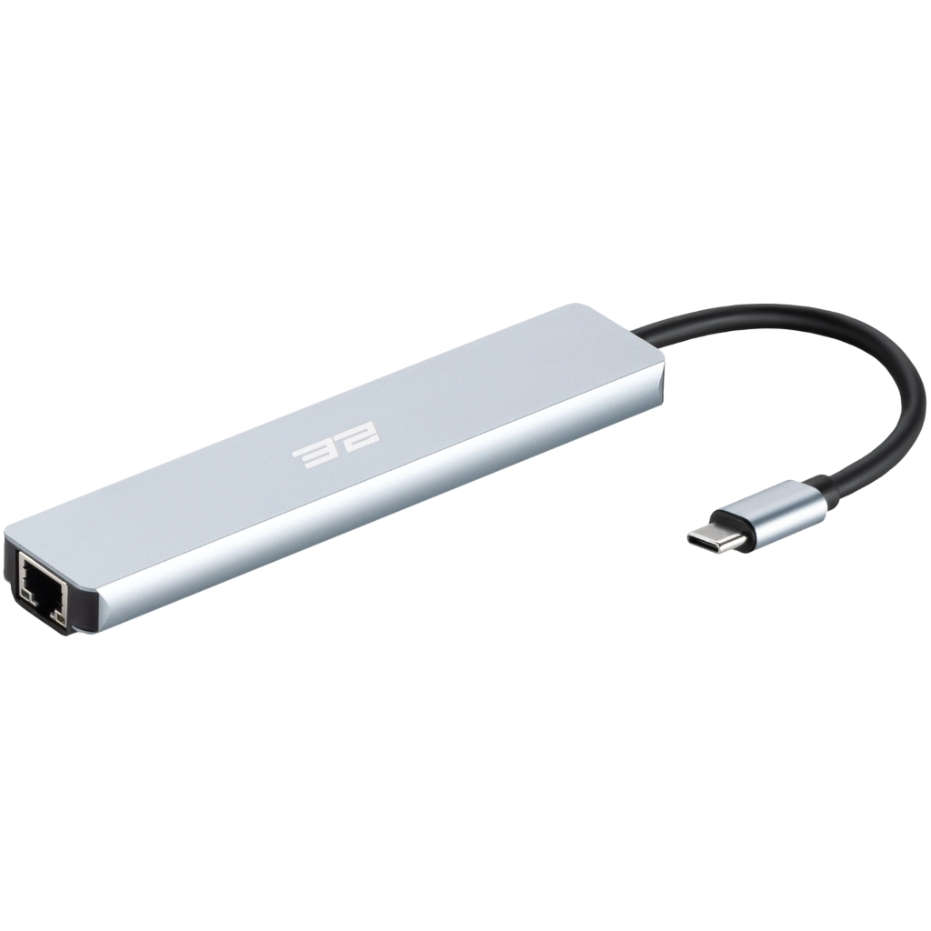 Концентратор 2E USB-C 8-in-1 1xUSB 2.0 + 1xUSB 3.0 + 2xUSB-C PD + HDMI + microSD/SD + 1xRJ45 0.13m gray (2E-W2681) Концентратор 2E USB-C 8-in-1 1xUSB 2.0 + 1xUSB 3.0 + 2xUSB-C PD + HDMI + microSD/SD + 1xRJ45 0.13m gray (2E-W2681)