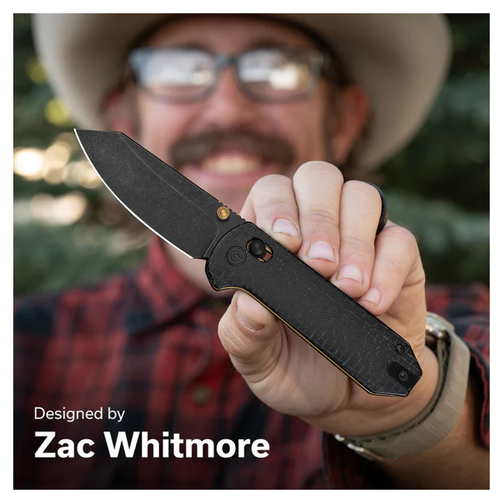 Ніж Civivi Yonder, Black Micarta, Black Stonewash (C23073B-2)