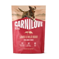 Dry food for dogs Carnilove Active Lamb & Wild Boar 1.5 kg (8595602581108)