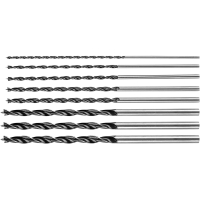 Graphite wood drill set, elongated, 4-8,10,12x300mm, 7 pcs (54T573)