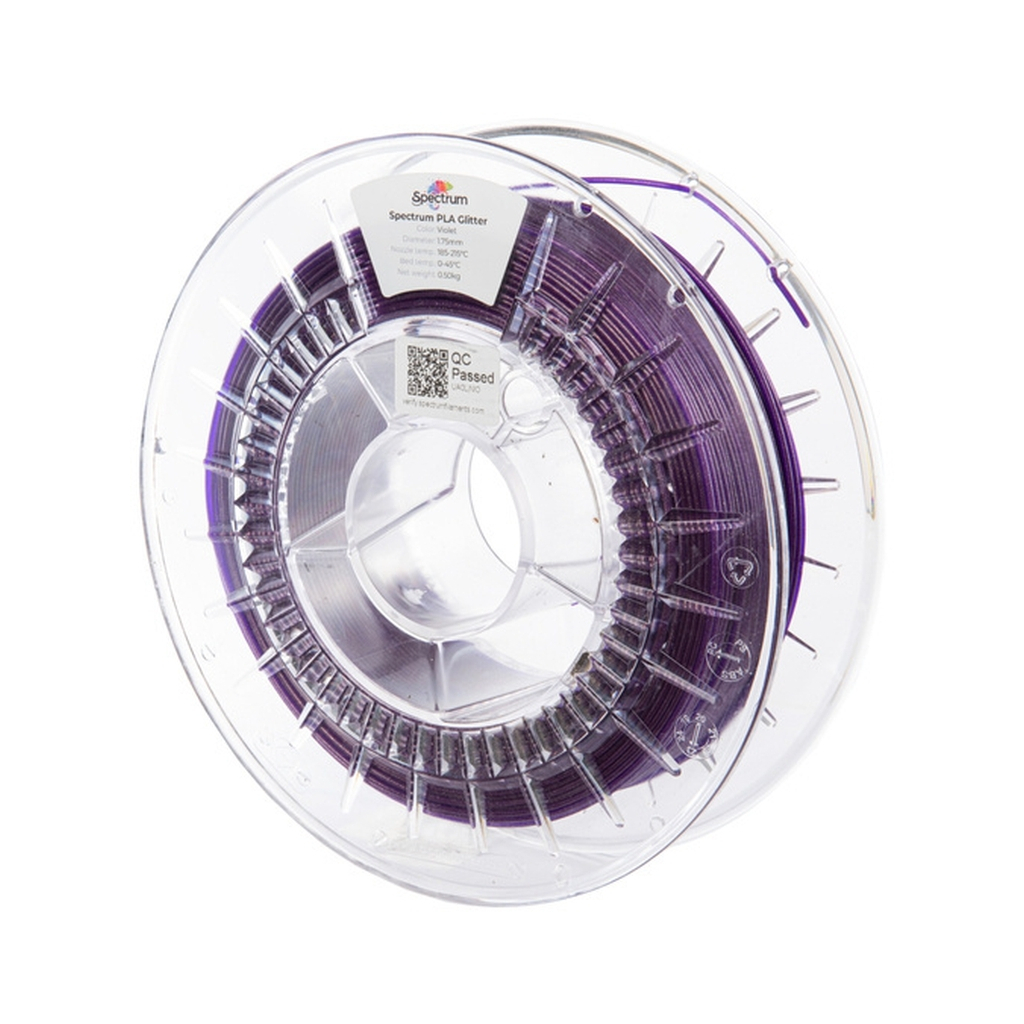 Пластик для 3D-принтера Spectrum PLA Glitter 1.75mm 0.5kg Violet (80897)