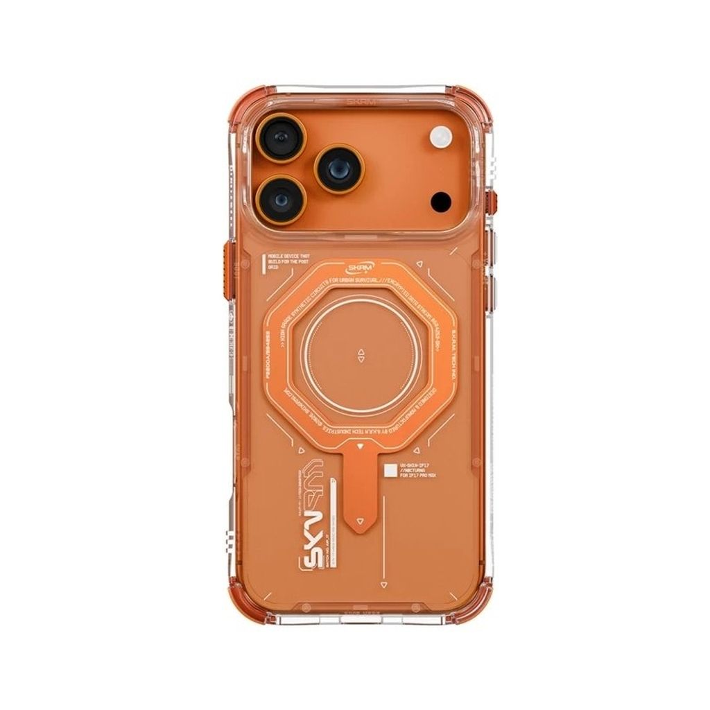 Чохол до мобільного телефона Skinarma Magma Magnetic Charging iPhone 17 Pro Max Orange (8886461248531)