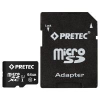 Карта пам'яті Pretec 64Gb microSDXC UHS-I (STSX64G-SA)