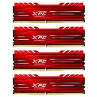 Модуль пам'яті для комп'ютера DDR4 16GB (4x4GB) 2666 MHz XPG Gammix D10 Red ADATA (AX4U2666W4G16-QRG)