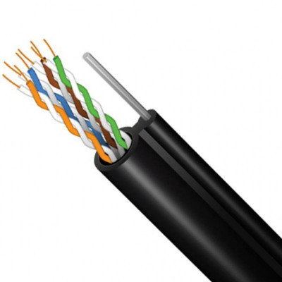 Network cable FinMark UTP CAT5e 4P 24AWG PE-M B 305m Drum, external, wire 1.2mm (049317)
