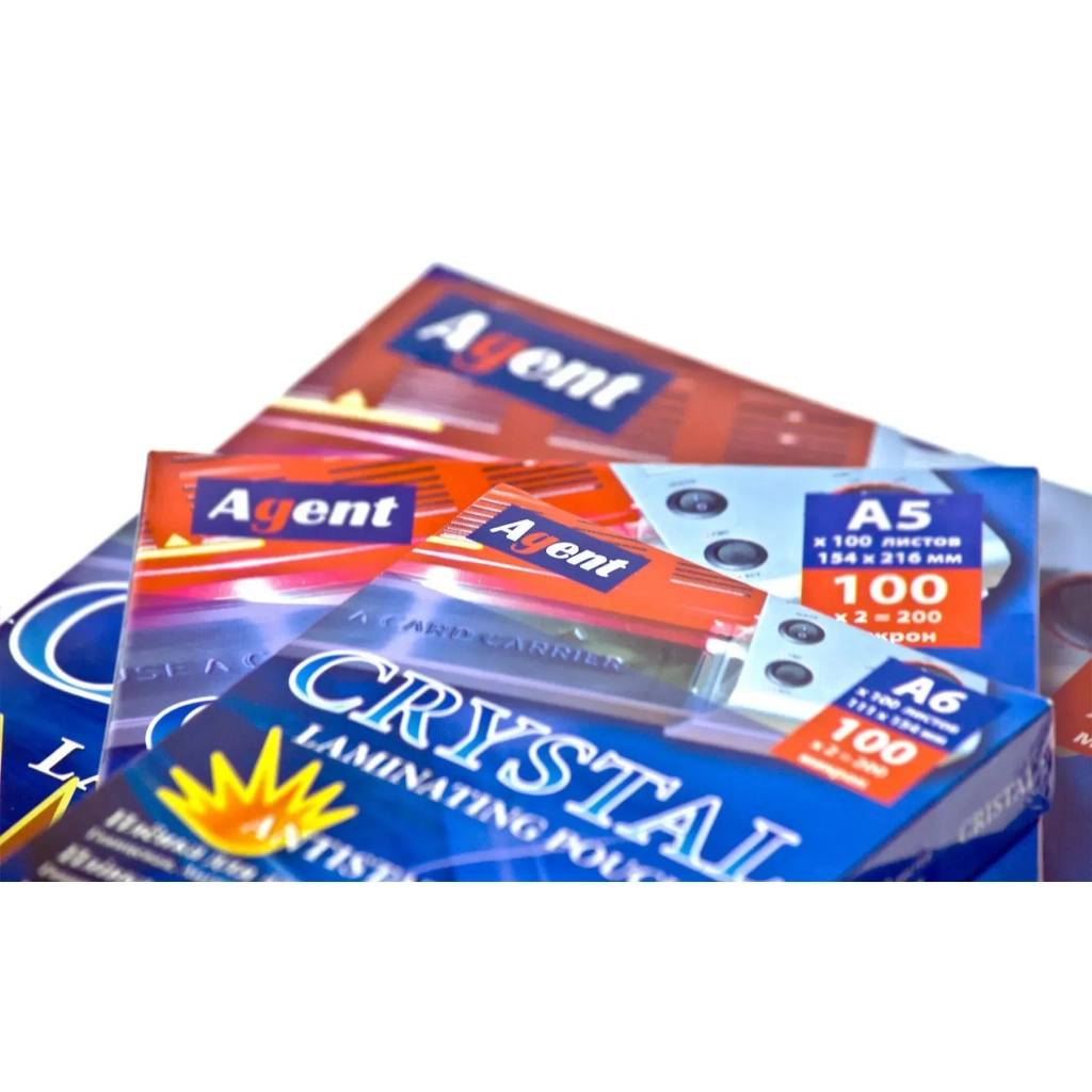Плівка для ламінування Agent глянц. А3 (303х426) 60 мкн (100 шт.) ANTISTATIC (3130006)