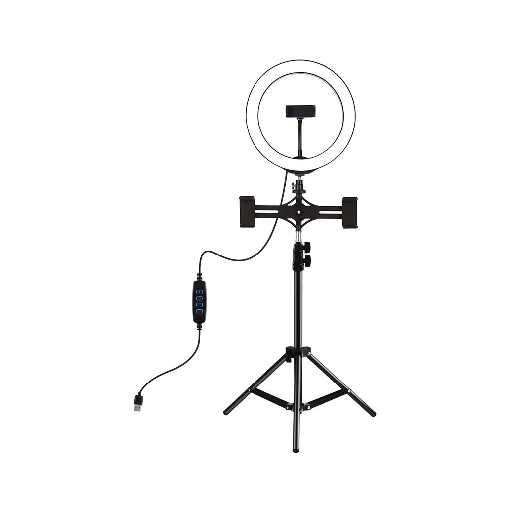 Набір блогера Puluz Ring USB LED lamp 10"+ tripod 1.1m (PKT3053B)