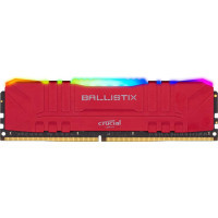 Модуль пам'яті для комп'ютера DDR4 8GB 3000 MHz Ballistix Red RGB Micron (BL8G30C15U4RL)