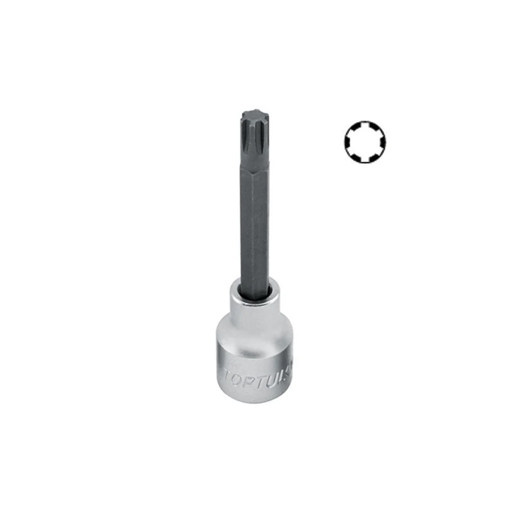 Головка торцева Toptul RIBE M10x100мм 1/2" (BCRA1610)