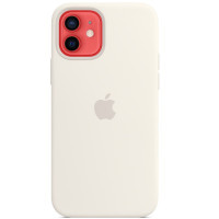 Чохол до мобільного телефона Apple iPhone 12 | 12 Pro Silicone Case with MagSafe - White (MHL53ZE/A)