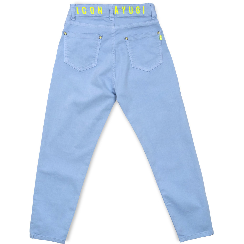 Джинси дитячі A-Yugi з високою талією (9255-140G-blue)