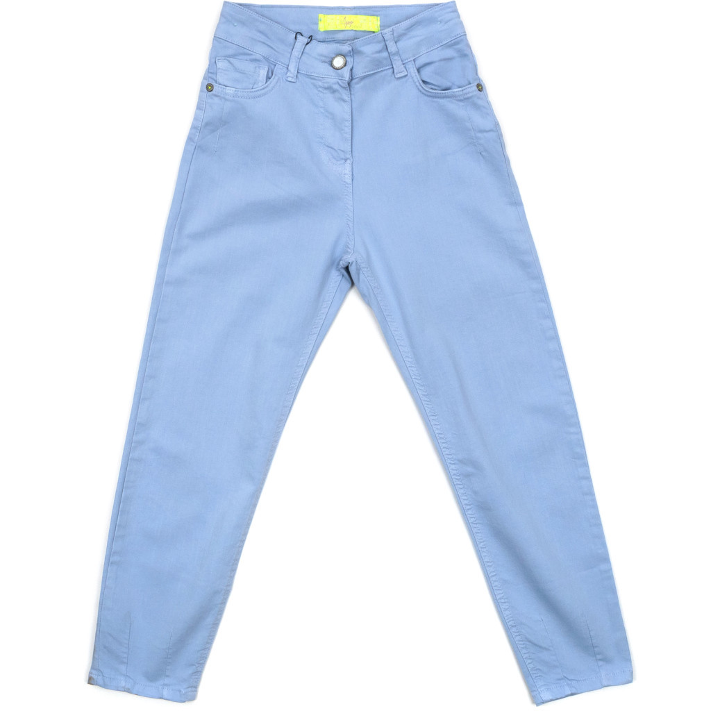 Джинси дитячі A-Yugi з високою талією (9255-140G-blue)