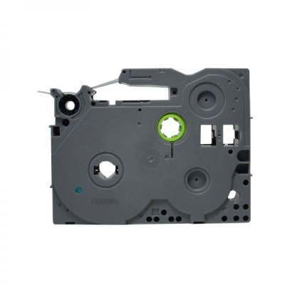 Label printer tape UKRMARK RL-B-Se-T3P-BK/WT, analog TZESE3. sealing 12 mm x 5 m (CBTZSE3)