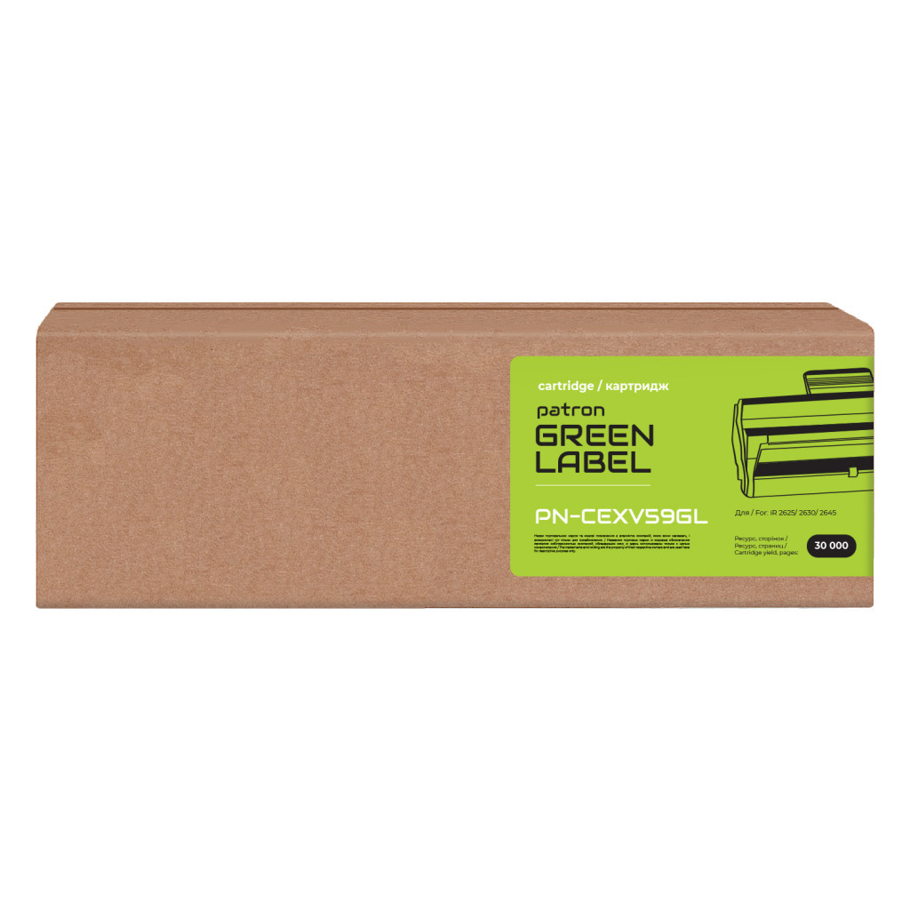 Тонер-картридж Patron Canon C-EXV59 Green Label (PN-CEXV59GL) Тонер-картридж Patron Canon C-EXV59 Green Label (PN-CEXV59GL)