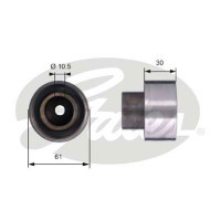 Gates T42053 belt tensioner roller