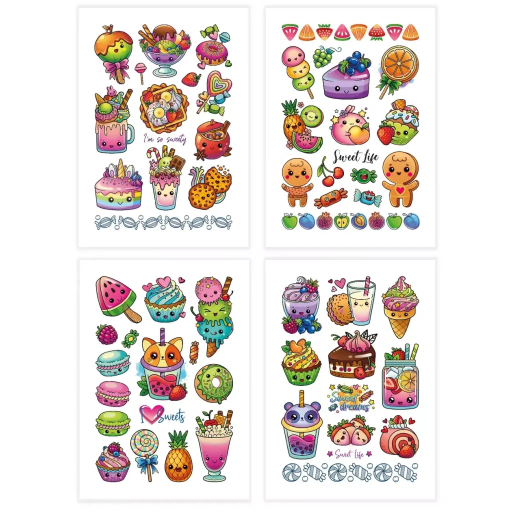 Набір для творчості DoDo Солодкі мрії набір дитячих тимчасових татуювань (301102)