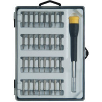 Set of Stanley screwdrivers with bits Phillips, Pozidriv, Torx, Slotted, Sl1, Ph00, Pz0, T5, TT10, L = 25 mm, 33 pcs, case (STHT0-62634)