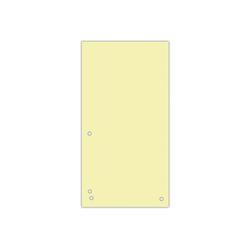 Роздільник сторінок Donau 105 х 230 мм 100шт картон, жовтий (8620100-11PL)