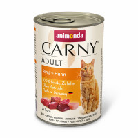 Canned food for cats Animonda Carny Adult Beef + Chicken 400 g (4017721837194)