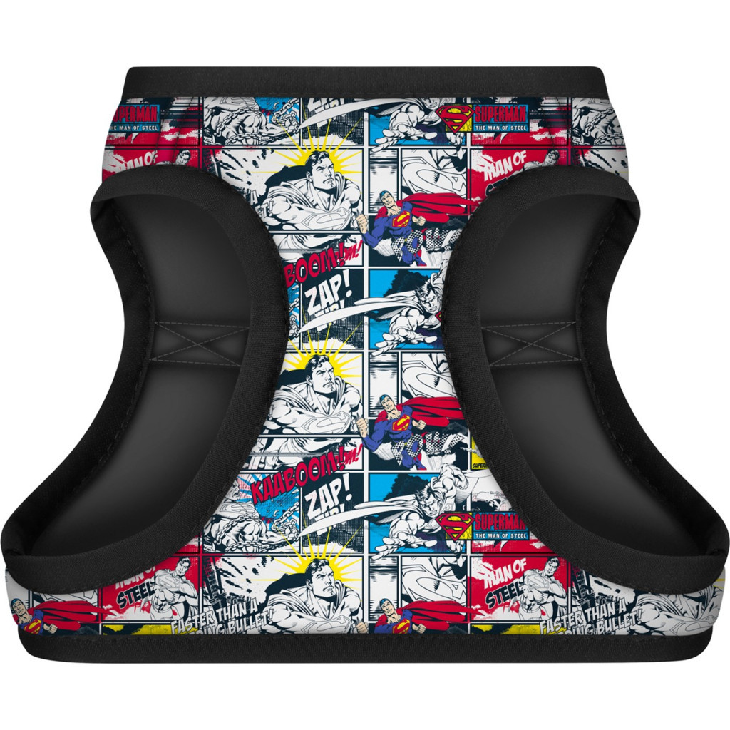 Шлея для собак WAUDOG Clothes з QR паспортом "Супермен комікс" XS4 (1004-4006)