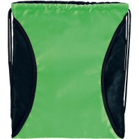 Cool For School shoe bag with jacket compartment Black-green (CF80328-13)