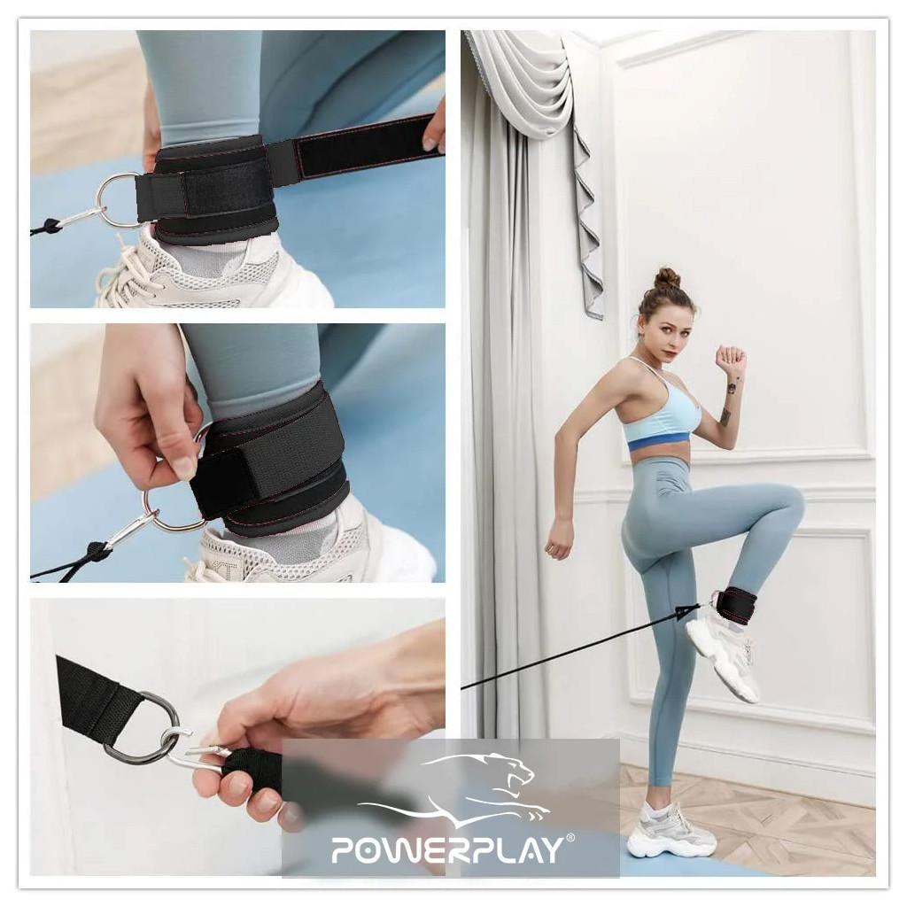 Манжета для тяги PowerPlay 4334 Чорна (PP_4334_Black)