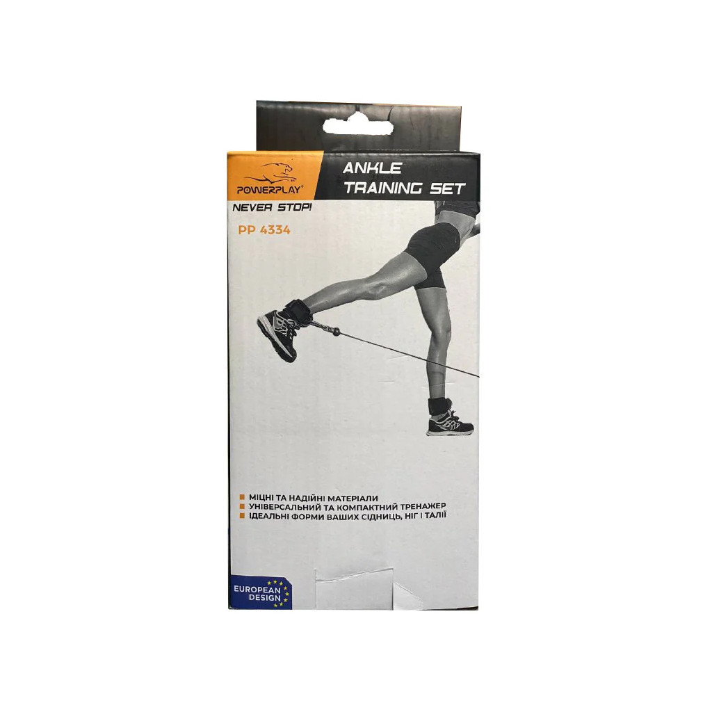 Манжета для тяги PowerPlay 4334 Чорна (PP_4334_Black)