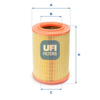Air filter for a car UFI 27.195.00