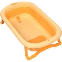 Ванночка El Camino Складна зі зливом Жовта 78 см (ME 1108 BATH yellow)