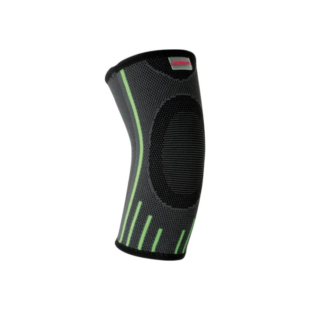 Фіксатор ліктя MadMax MFA-283 3D Compressive elbow support Dark grey/Neon green M (MFA-283_M)