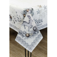 Provence tapestry tablecloth SILVER STAR 135x350 cm (4823093450080)